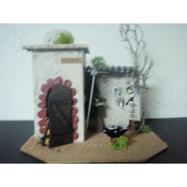 Casa belen moruna med. herreria 20x15x16 cm