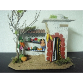 Casa belen moruna med. fruteria 20x15x16 cm