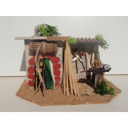 Casa belen moruna peq. carpinteria 19x11x13 cm