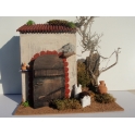 Casa belen rural 33x21x30 cm