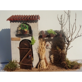 Posada belen navidad 30x10x22 cm