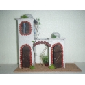 Casa belen navidad moruna doble arco 280x120x270