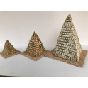 Piramide belenes carton piedra 10 cm