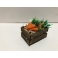 Caja mad. belen navidad zanahorias 50x35x25mm
