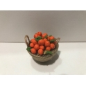 Cesta gde. miniatura belen frutas naranjas